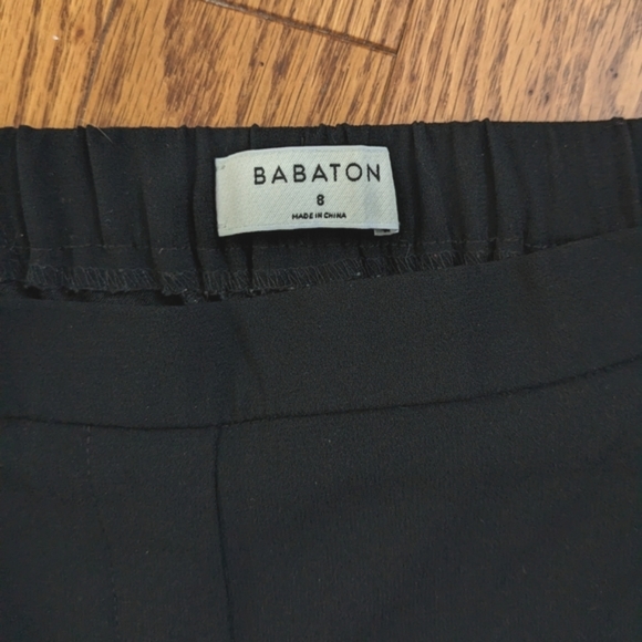Aritzia Babaton Ray black tailored, wide-leg dress pant, size 8 - Picture 5 of 9